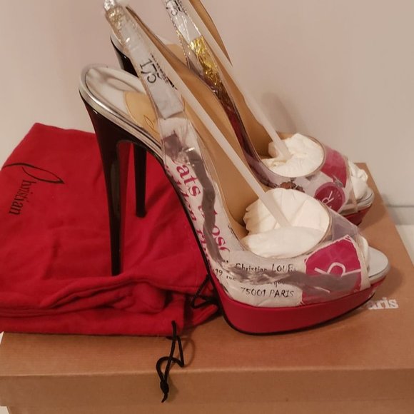 BRAND NEW CHRISTIAN LOUBOUTIN Lady Holt Trash - Picture 1 of 9
